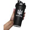 Шейкер для спортивного питания SP-SPORT
 UKRAINE FI-9880 600мл (Черный)