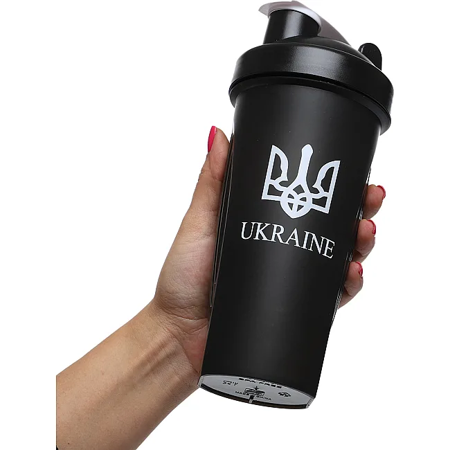 Шейкер для спортивного питания SP-SPORT
 UKRAINE FI-9880 600мл (Черный)