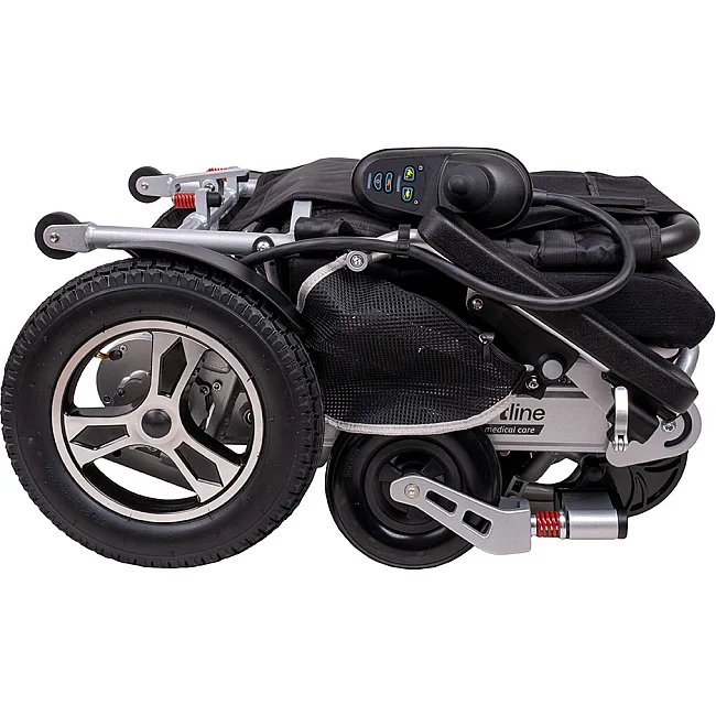 Електричний інвалідний візок inSPORTline Hawkie Evo з регульованою спинкою 700W