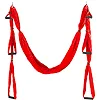 Гамак для йоги с ручками Antigravity Yoga SP-PLANETA FI-5323 (Красный)
