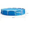 Басейн каркасний 16в1 INTEX 28212, 366 x 76 см + машина для створення бульбашок