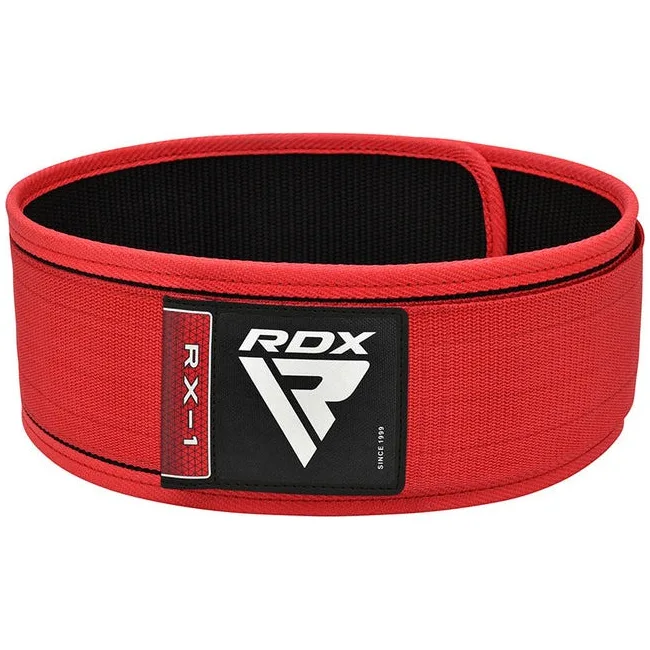 Пояс для тяжелой атлетики RDX RX1 Weightifting Belt RED