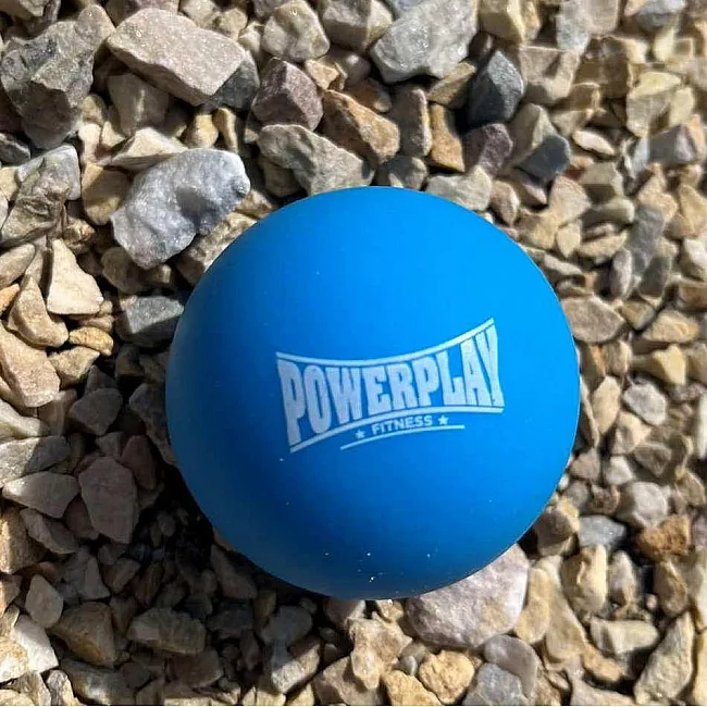 Масажний силіконовий м'яч PowerPlay PP-4354 Silicone Lacrosse Ball (6.3см.) Синій