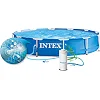 Басейн каркасний 16в1 INTEX 28212, 366 x 76 см + машина для створення бульбашок