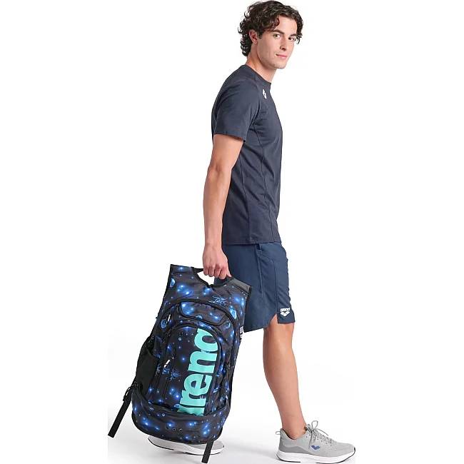 Рюкзак Arena FASTPACK 3.0 ALLOVER 40L темно-синий 54x36x27 см