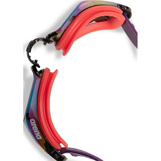Очки для плавания Arena ZOOM X-FIT MIRROR коралловый, синий, фиолетовый