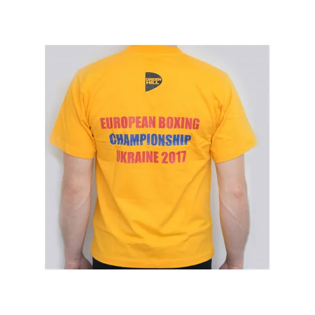 Футболка Green Hill European boxing championship (Жовтий)