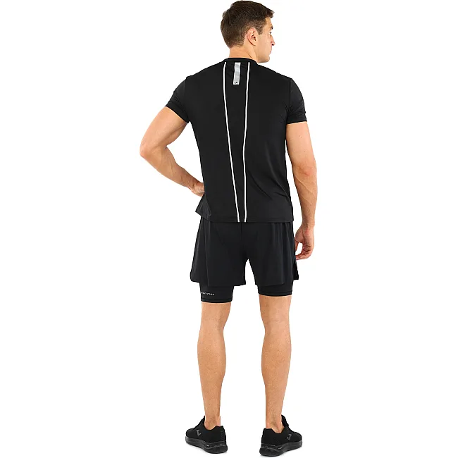 Спортивные шорты
 двойные 2 в 1 с тайтсами мужские JOMA

 R-TRAIL NATURE 103174-100 (Черный)