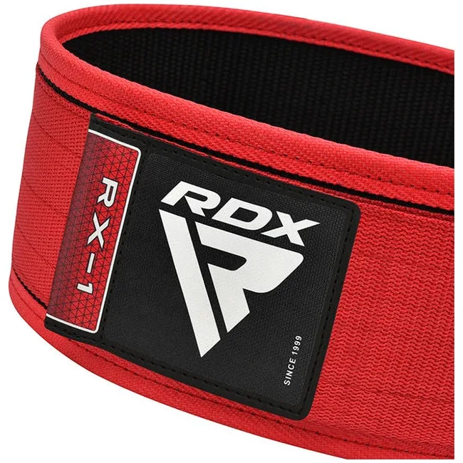 Пояс для тяжелой атлетики RDX RX1 Weightifting Belt RED
