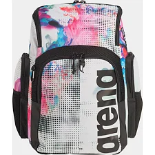 Спортивный рюкзак Arena SPIKY III BACKPACK 35 ALLOVER 35L черный, белый, голубой 30x23x46 см
