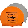 Шапочка для бассейна силиконовая для взрослых MADWAVE RESPECT reversible M055024 (Оранжевый-серый)