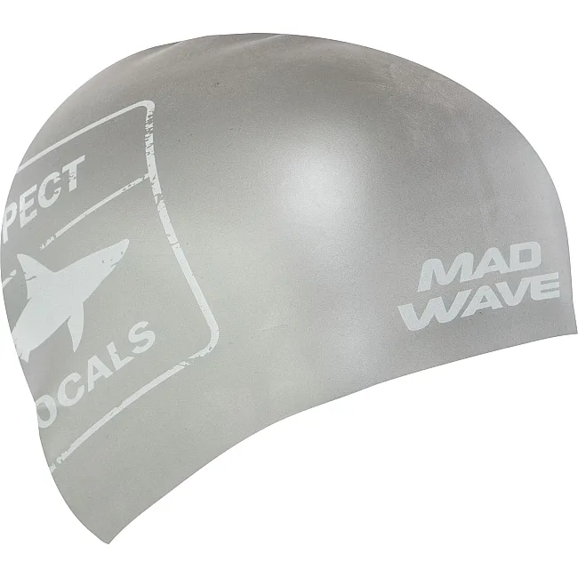 Шапочка для бассейна
 силиконовая для взрослых MADWAVE
 RESPECT reversible M055024 (Оранжевый-серый)