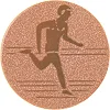 Жетон-наклейка на медаль на кубок ø25мм SP-SPORT Легка атлетика 25-0078 (Бронзовий)