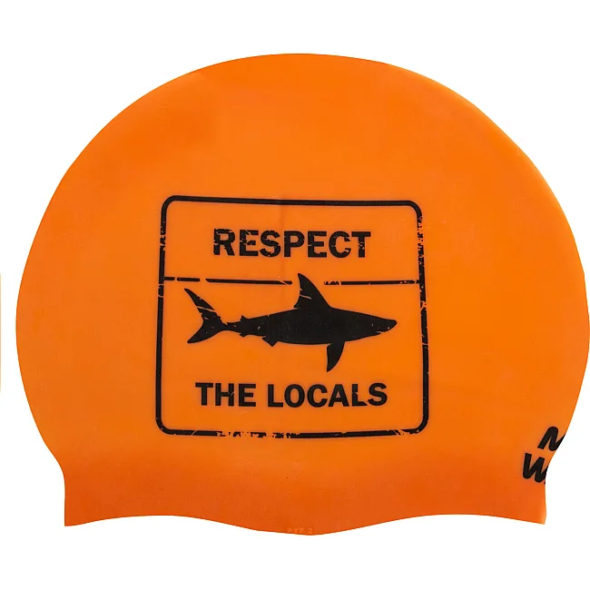 Шапочка для бассейна
 силиконовая для взрослых MADWAVE
 RESPECT reversible M055024 (Оранжевый-серый)