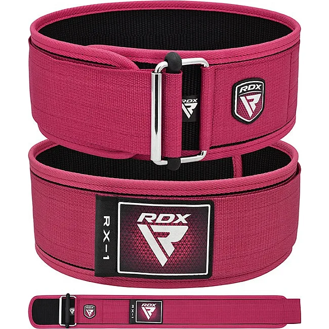 Пояс для тяжелой атлетики RDX RX1 Weight Lifting Belt PINK