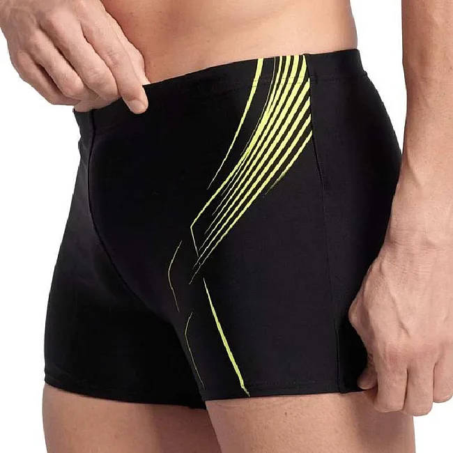 Плавки мужские Arena DIVE SWIM SHORT черный, желтый
