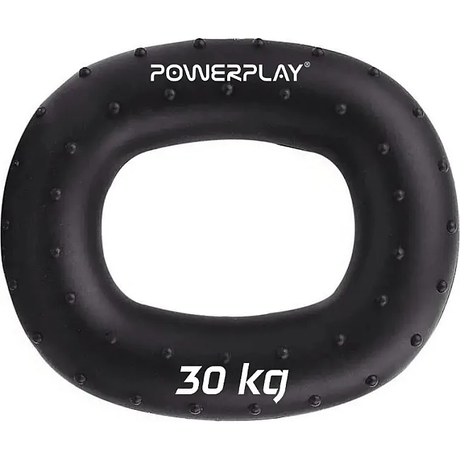 Эспандер кистевой силиконовый PowerPlay PP-4337 Hard 30 кг. Черный