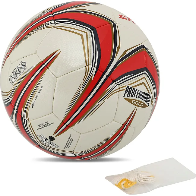 Футбольный мяч SELECT
AR PROFESSIONAL GOLD SB345G №5 Comp
ite кожа (Белый-красный)