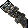 Пояс для тяжелой атлетики кожа
 FISTRAGE VL-6048 спинка-15см (Черный)