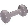 Гантель для фитнеса виниловая ZELART TA-2777-4 1шт 4кг (Серый)
