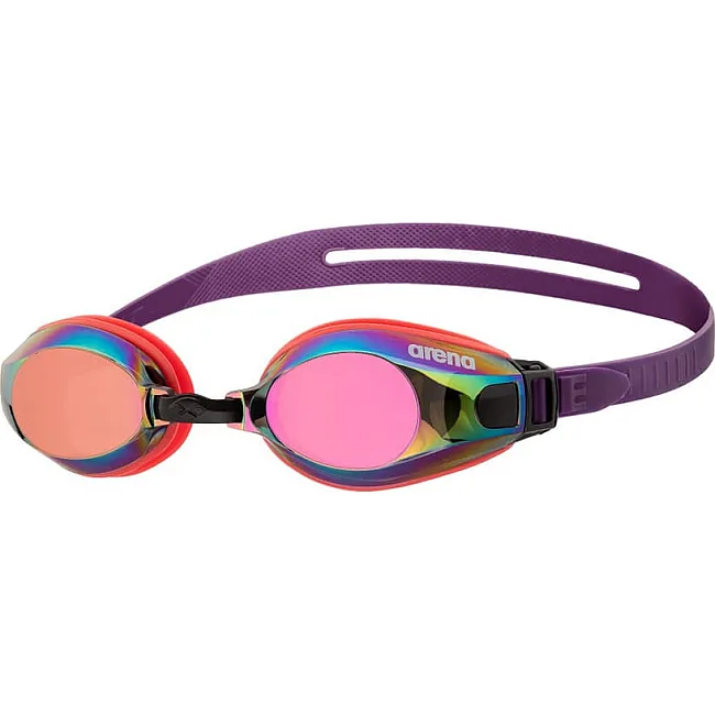 Очки для плавания Arena ZOOM X-FIT MIRROR коралловый, синий, фиолетовый