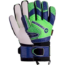 Вратарские перчатки профессиональные с защитой пальцев SOCCERMAX GK-021 7-11