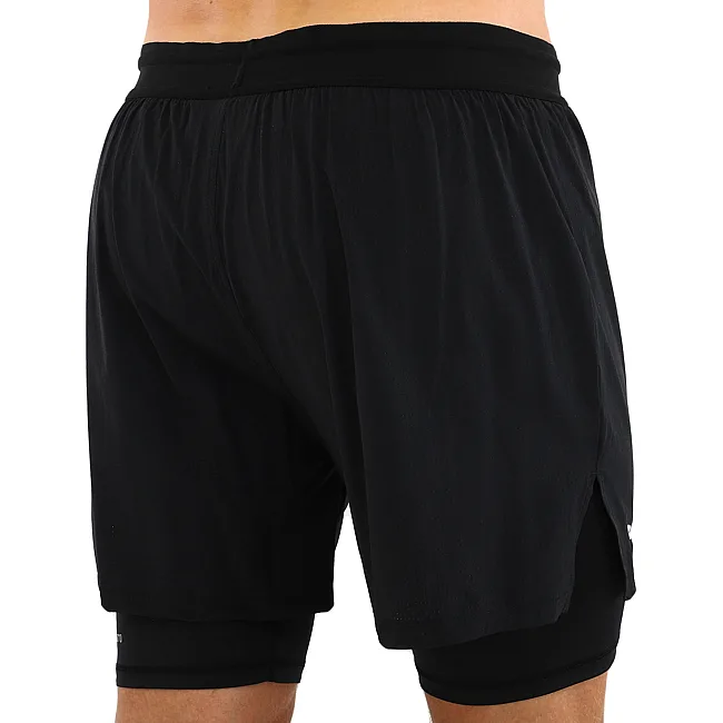 Спортивные шорты
 двойные 2 в 1 с тайтсами мужские JOMA

 R-TRAIL NATURE 103174-100 (Черный)