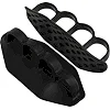 Накладки на ладони грипсы Gym Grips для силовых тренировок и турника нескользящие силиконовые SP-SPORT TA-6742 2 шт (Черный)