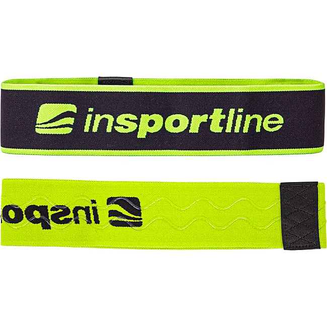 Стрічка-еспандер для вправ inSPORTline Hiplop S чорно-зелена