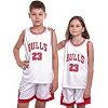 Детская баскетбольная форма NBA клуб Chicago Bulls 23 5351 (Белый-красный)