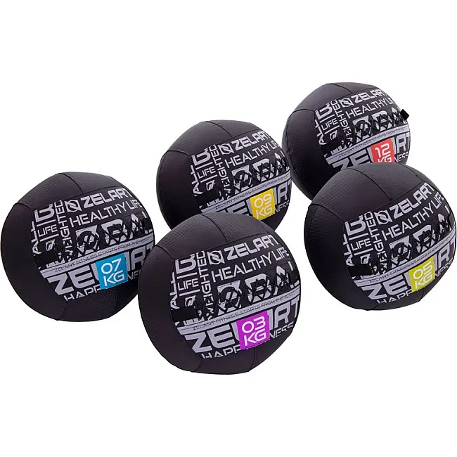 Мяч набивной медицинский для кроссфита WALL BALL ZELART
 FI-2637-3 3кг