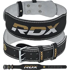 Пояс для тяжелой атлетики RDX 4 кожаный Black Gold
