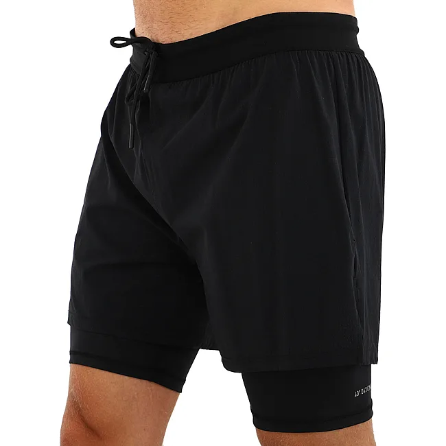 Спортивные шорты
 двойные 2 в 1 с тайтсами мужские JOMA

 R-TRAIL NATURE 103174-100 (Черный)