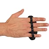 Накладки на ладони грипсы Gym Grips для силовых тренировок и турника нескользящие силиконовые SP-SPORT TA-6742 2 шт (Черный)