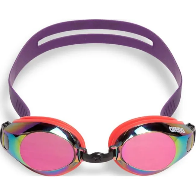 Очки для плавания Arena ZOOM X-FIT MIRROR коралловый, синий, фиолетовый