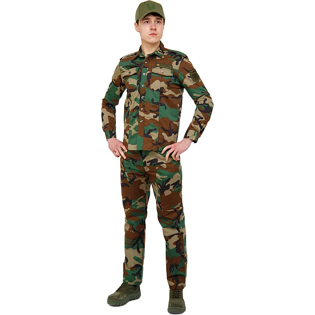 Костюм тактический (рубашка и брюки) MILITARY RANGERS ZK-SU1129 (Камуфляж Woodland)