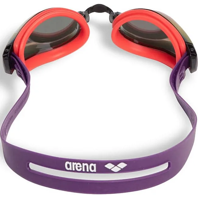 Очки для плавания Arena ZOOM X-FIT MIRROR коралловый, синий, фиолетовый