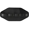 Накладки на ладони грипсы Gym Grips для силовых тренировок и турника нескользящие силиконовые SP-SPORT TA-6742 2 шт (Черный)