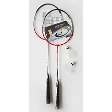 Набор для бадминтона Flash Badminton racket set B-121 (2 ракетки+2волана+ чехол прозрачный)
