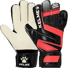 Вратарские перчатки профессиональные KELME 8101ST5004-9045 7-12 (Черный-красный)