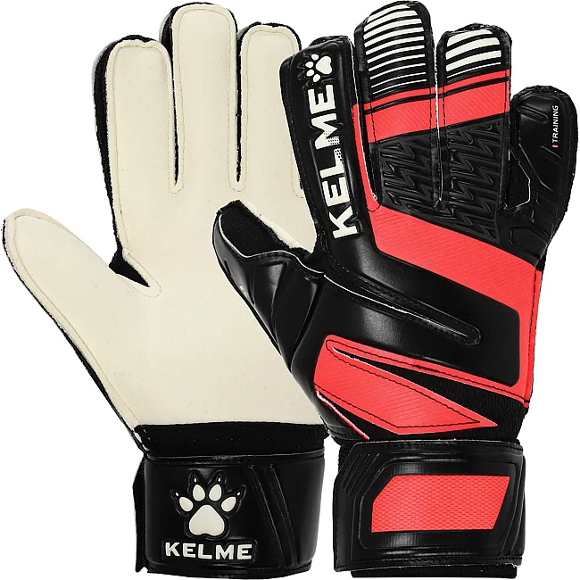 Вратарские перчатки
 профессиональные KELME 8101ST5004-9045
 7-12 (Черный-красный)