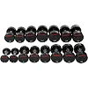 Гантель профессиональная
 с полиуретановым покрытием LIFE FITNESS SC-80081-12 1шт 12кг