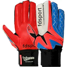 Вратарские перчатки профессиональные с защитой пальцев FDSPORT FB-853 7-11 (Синий-красный)