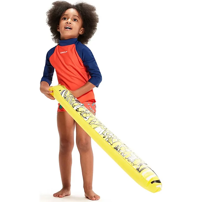 Аквапалка детская надувная для плавания Speedo PRT NOODLE IU желтый, черный