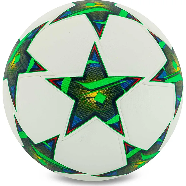 Футбольний м'яч SP-SPORT FB-9821 №5 PU (Білий-зелений)