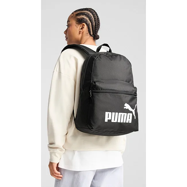Рюкзак Puma PHASE Backpack 22L черный 44х30х14 см
