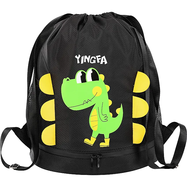 Рюкзак-мешок спортивный
 YINGFA WF2230 39x18х41см (Черный-салатовый)