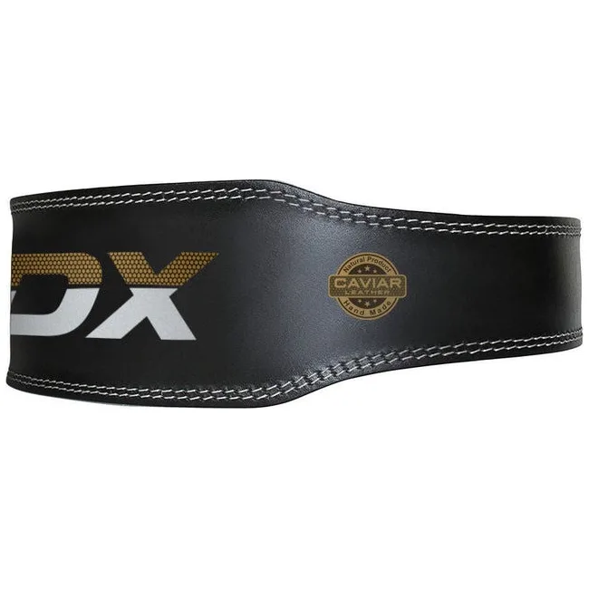 Пояс для тяжелой атлетики RDX 4 кожаный Black Gold