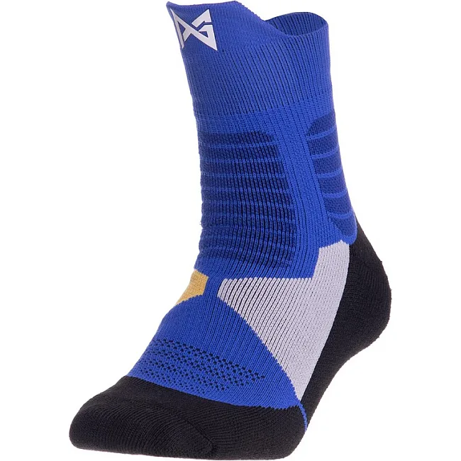 Спортивные носки баскетбольные ALL STAR DML7501 (Белый-черный-синий)
