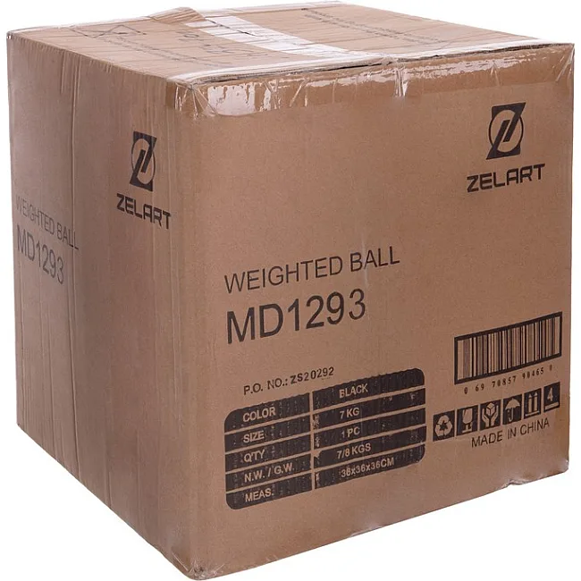 Мяч набивной медицинский для кроссфита WALL BALL ZELART
 FI-2637-3 3кг